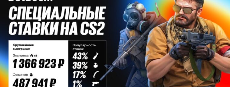 BetBoom показала статистику ставок на фраг Молотовым, гранатой и ножом в CS2